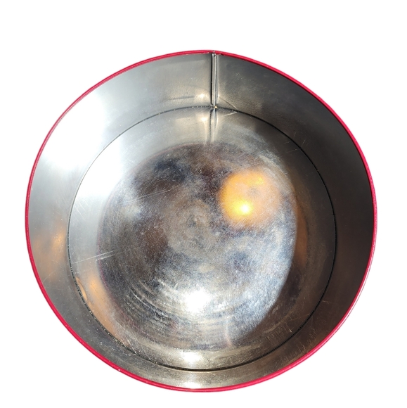 Vintage Sunshine Bakers Currier & Ives Early Winter Large Cookie Tin 3.5"HX10"D - Picture 6 of 10